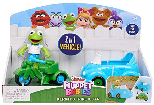 MUPPET BABIES 2 IN 1 TRICYCLE AND VEHICLE - KERMIT