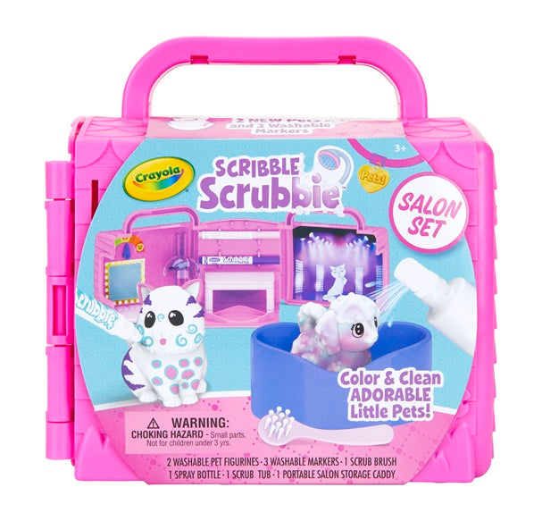 SCRIBBLE AND SCRUBBIE SALON SET | CRAYOLA | Toyworld Frankston