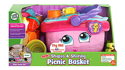 LEAP FROG - SHAPES & SHARING PICNIC BASKET