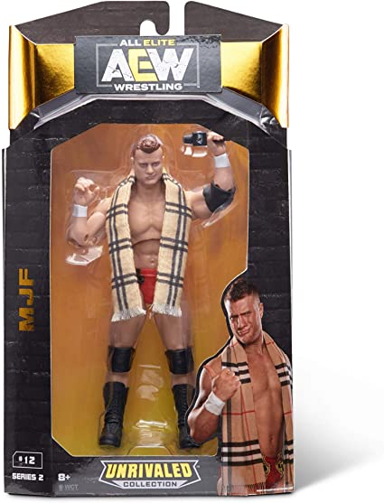 ALL ELITE WRESTLING 1 FIGURE PACK UNRIVALED  MJF