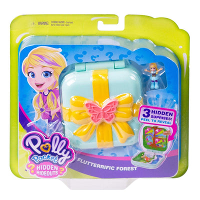 POLLY POCKET HIDDEN HIDEOUTS - FLUTTERRIFIC FOREST - Toyworld Frankston