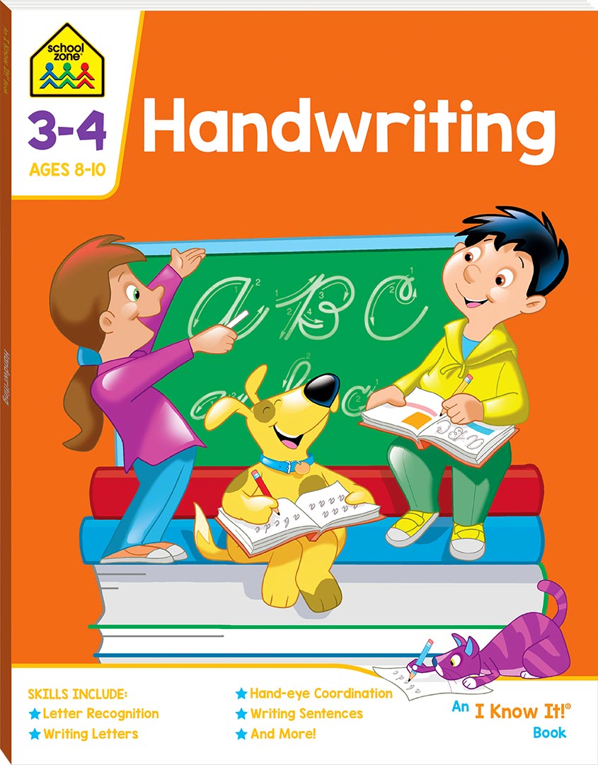 SCHOOL ZONE HANDWRITING 3-4