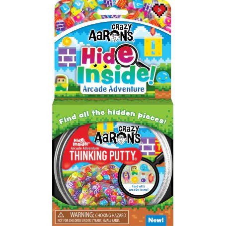 CRAZY AARON'S THINKING PUTTY ARCADE ADVENTURE - HIDE INSIDE