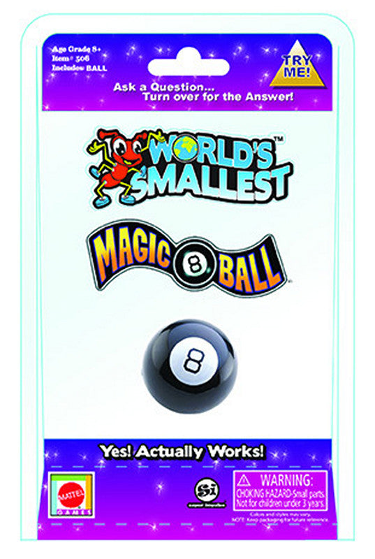 WORLDS SMALLEST MAGIC 8 BALL