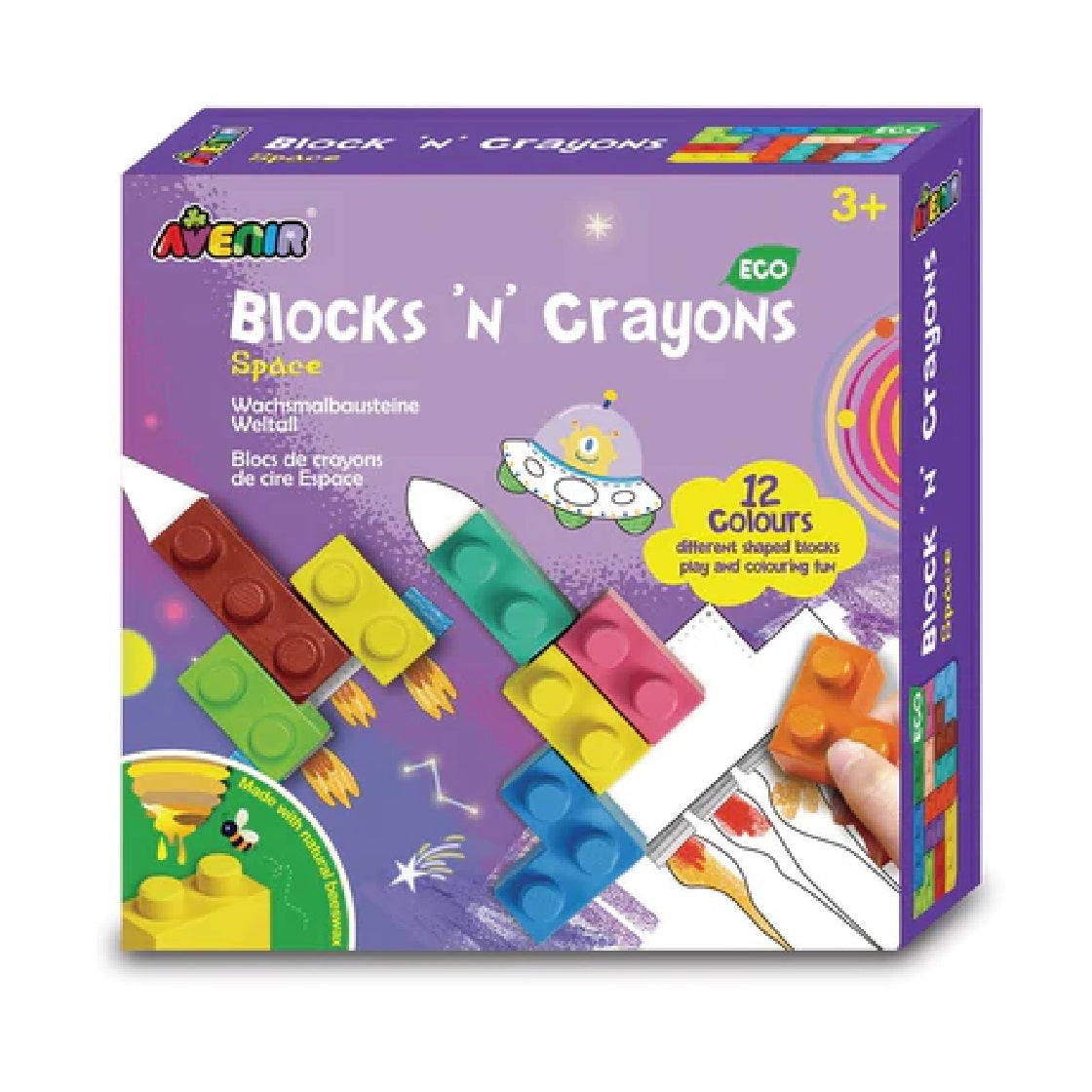 AVENIR BLOCKS AND CRAYONS - SPACE