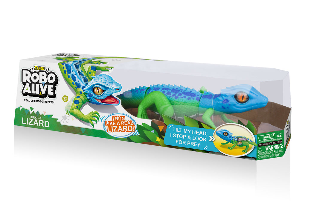 ZURU ROBO ALIVE LIGHT-UP FRILL NECK LIZARD ASSORTED