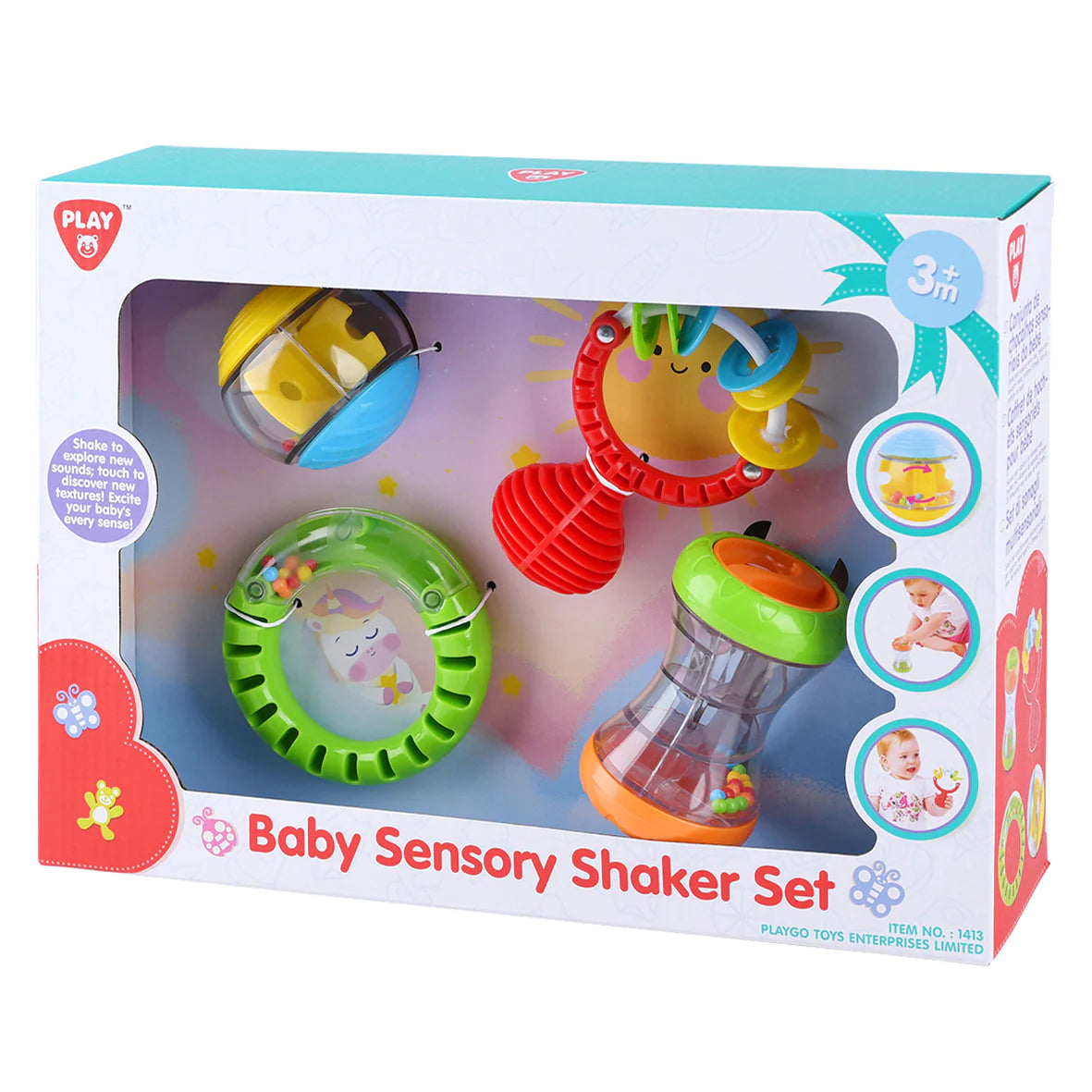 PLAYGO BABY SENSORY SHAKER SET