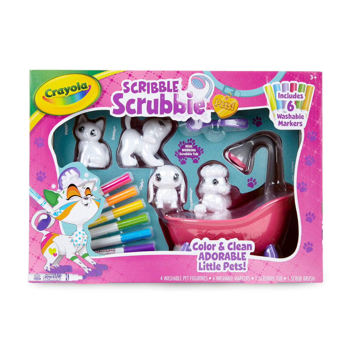 SCRIBBLE SCRUBBIES PLAY SET | CRAYOLA | Toyworld Frankston