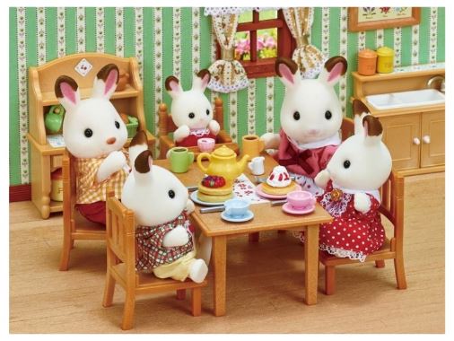 SYLVANIAN FAMILIES - CHOCOLATE RABBIT FAMILY - Toyworld Frankston