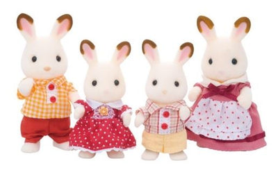 SYLVANIAN FAMILIES - CHOCOLATE RABBIT FAMILY - Toyworld Frankston