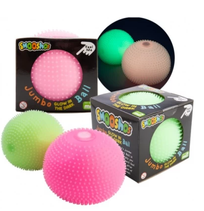 SMOOSHOS JUMBO SPIKEY GLOW IN THE DARK BALL