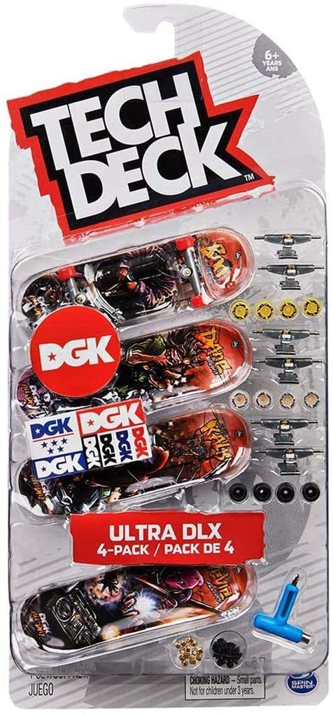 TECH DECK 96MM FINGERBOARD 4 PACK - DGK