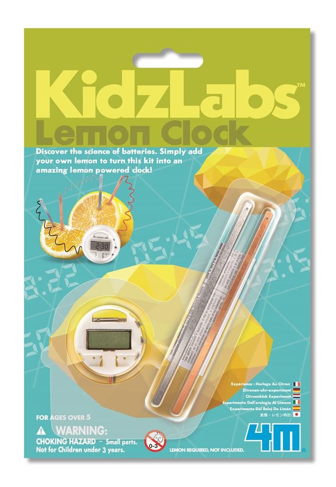 4M - LEMON CLOCK | 4M | Toyworld Frankston