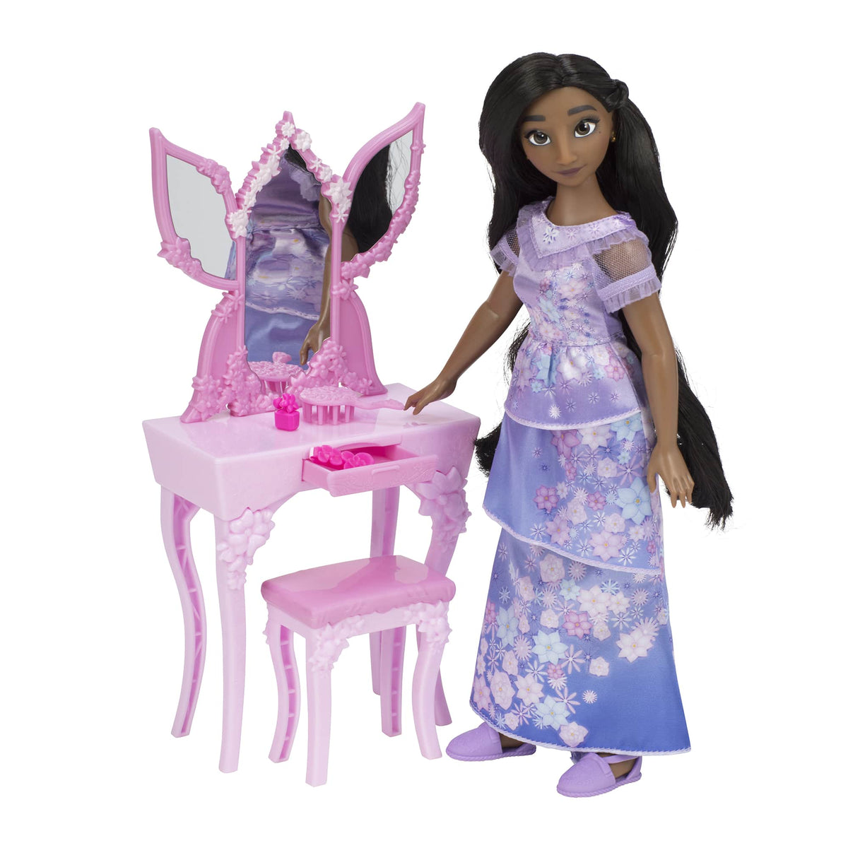 ENCANTO ISABELA FASHION DOLL AND FLOOR VANITY