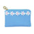 PINK POPPY BLUE DAISY COIN PURSE