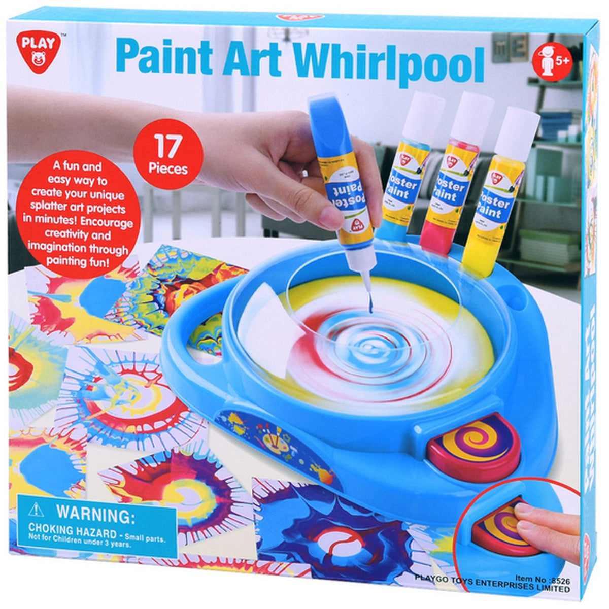 PLAYGO PAINTART WHIRLPOOL 17PCS