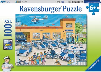 RBURG - POLICE DISTRICT PUZZLE 100PC | RAVENSBURGER | Toyworld Frankston