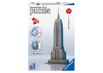 RAVENSBURGER EMPIRE STATE BUILDING 3D PUZZLE 216PC - Toyworld Frankston