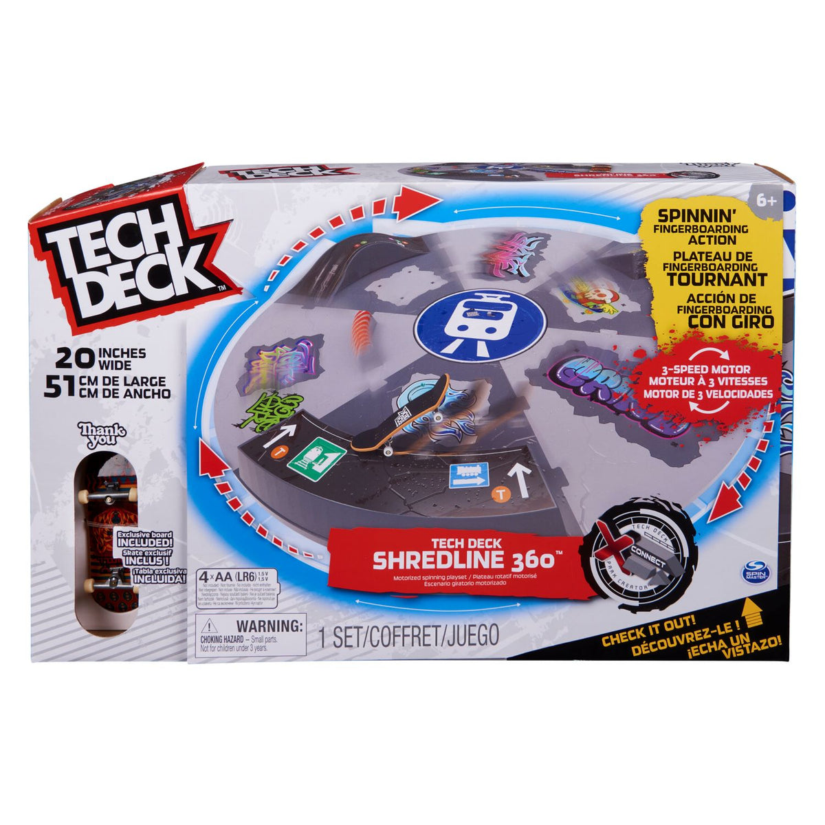 TECH DECK SHREDLINE 360 TURNTABLE