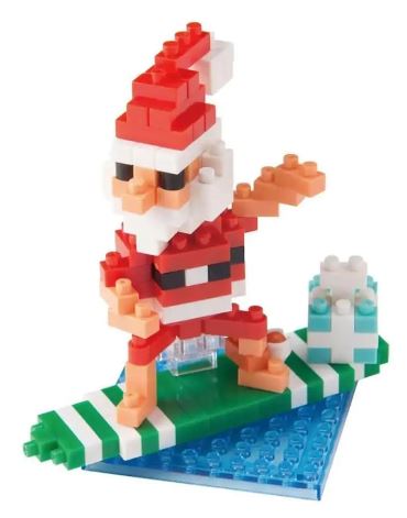 NANOBLOCK SURFING SANTA CLAUS 153