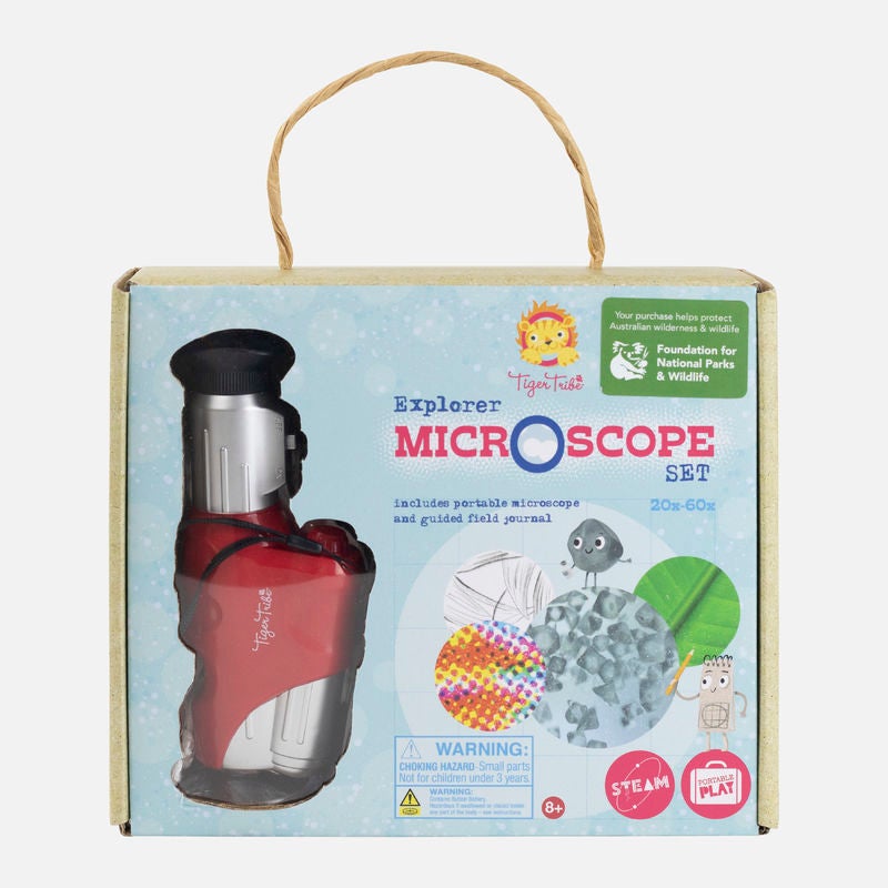 TIGER TRIBE EXPLORER MICROSCOPE SET