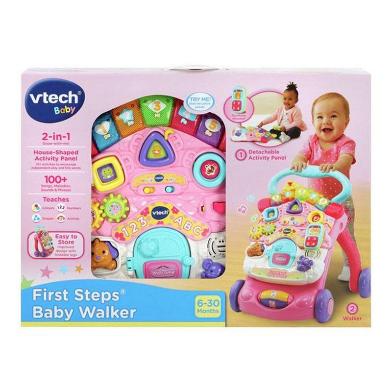 VTECH 1STSTEPS BABY WALKER PINK