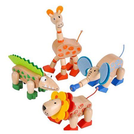 WOODEN FLEXI JUNGLE ANIMAL | Toyworld Frankston | Toyworld Frankston