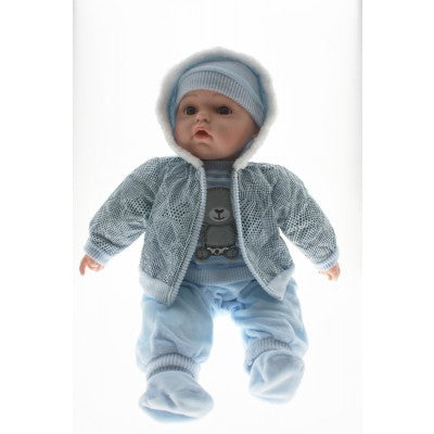 BABY DOLL BLUE MASON WITH COAT