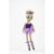 45CM CORA PURPLE SEQUIN BALLERINA