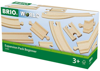 BRIO TRACKS - EXPANSION PACK BEGINNER - 11 PIECES