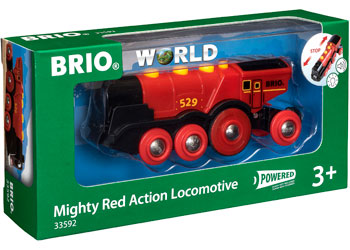 BRIO B/O - MIGHTY RED ACTION LOCOMOTIVE