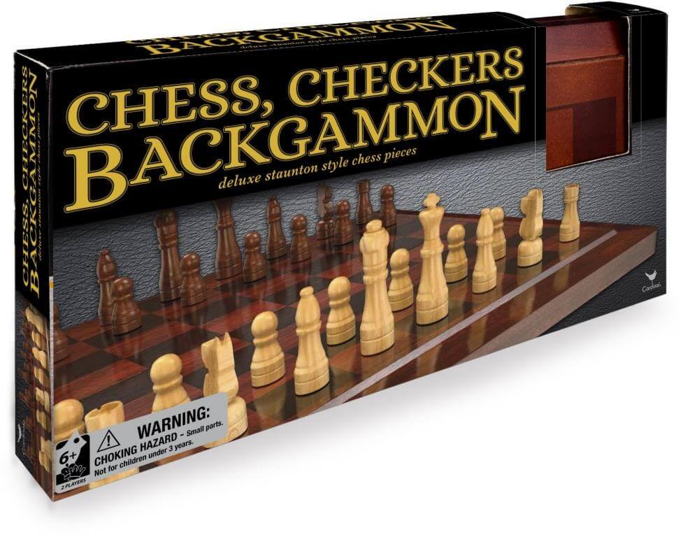 CARDINAL BACKGAMMON, CHESS & CHECKERS | CARDINAL GAMES | Toyworld Frankston