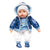 BABY DOLL DARK BLUE BLAKE WITH COAT