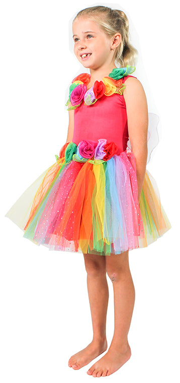 ENCHANTING FAIRY DRESS RAINBOW - MEDIUM