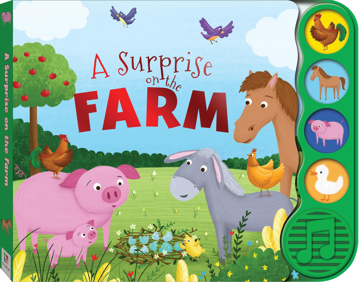 4 BUTTON SOUND BOOKS - A SURPRISE ON THE FARM