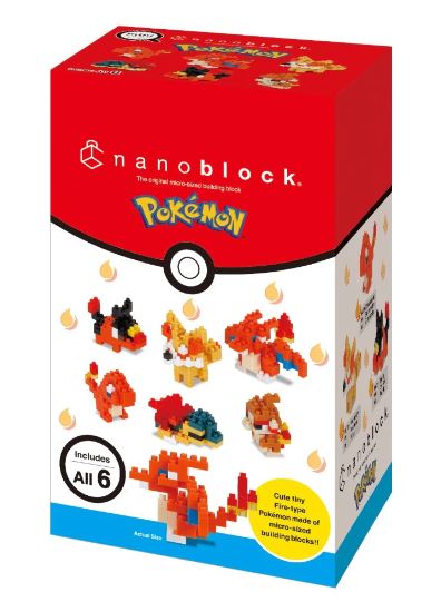 NANOBLOCK - MINI POKEMON BOX - FIRE TYPE