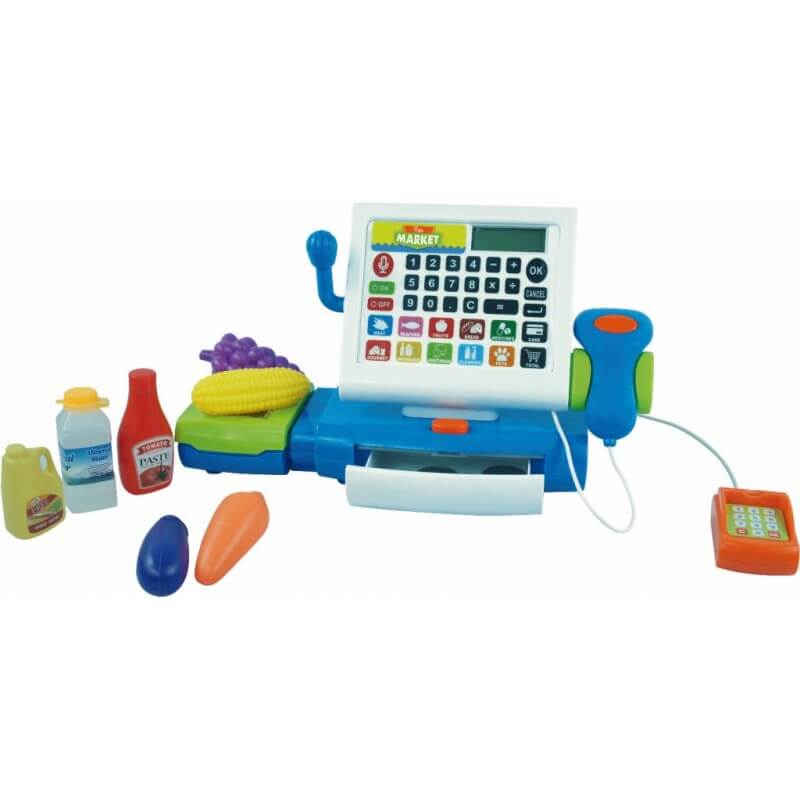 FUN MARKET CASH REGISTER W BELT Toyworld Frankston