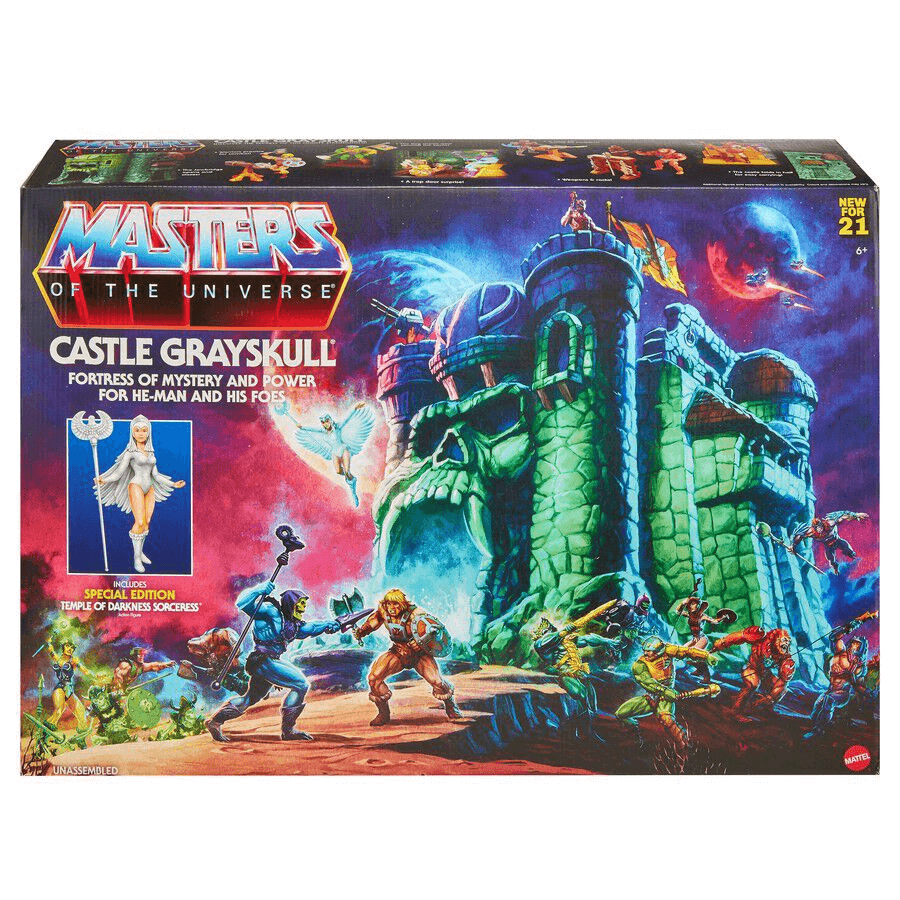 MASTERS OF THE UNIVERSE CASTLE GRAYSKULL PLAYSET