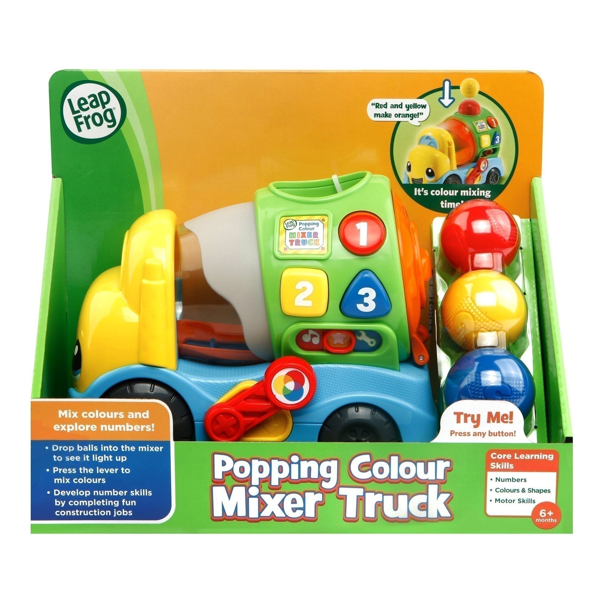 LEAPFROG POPPING COLOUR MIXER TRUCK