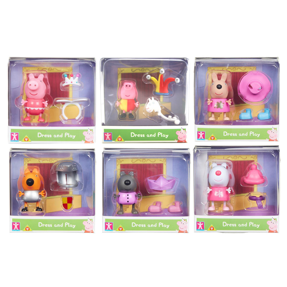 PEPPA PIG DRESS AND PLAY FIGURE ASST