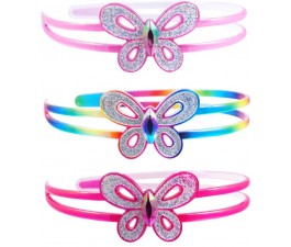 PINK POPPY RAINBOW BUTTERFLY HEADBAND