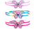 PINK POPPY RAINBOW BUTTERFLY HEADBAND