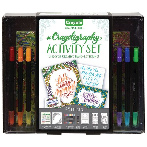 CRAYOLA SIGNATURE CRAYOLIGRAPHY ACTIVITY SET