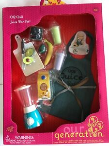 OUR GENERATION JUICE BAR ACCESSORY SET | OUR GENERATION | Toyworld Frankston