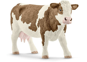 SCHLEICH - SIMMENTAL COW - Toyworld Frankston