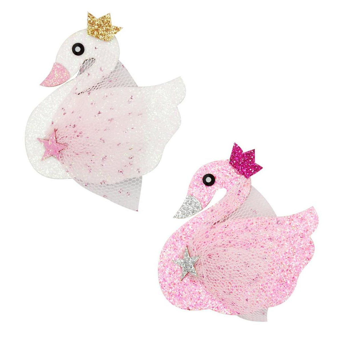 SWAN PRINCESS GLITTER HAIR CLIP