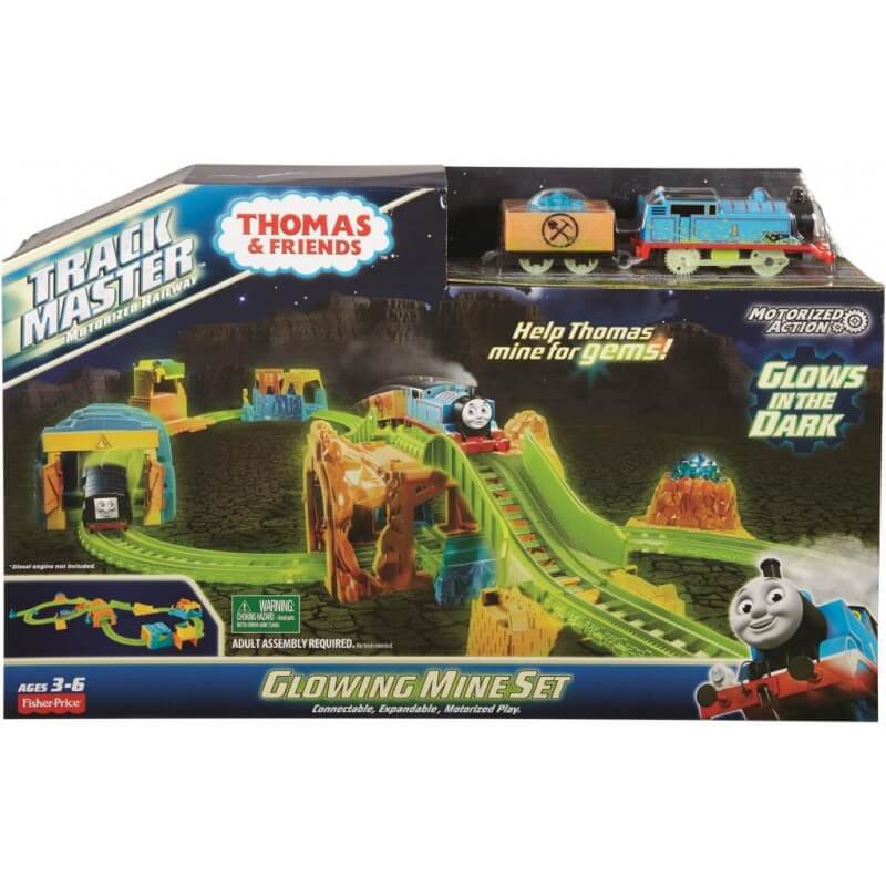 THOMAS TRACK MASTER GLOWING MINE SET